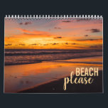 Beach Scene Tropical Oasis Calendar<br><div class="desc">This calendar will take you away each month to the beach. If the beach is your favorite place this is the calendar for you.</div>