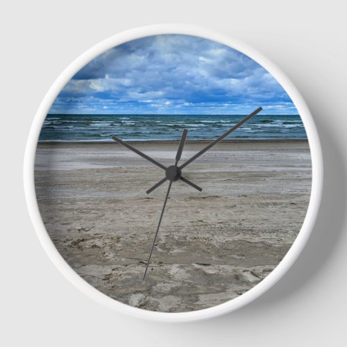 Beach Scene Wall Clock