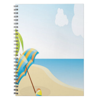 Beach Scene Notebooks | Beach Scene Notebook Designs