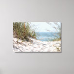 Beach Scene Wrapped Canvas. Canvas Print at Zazzle
