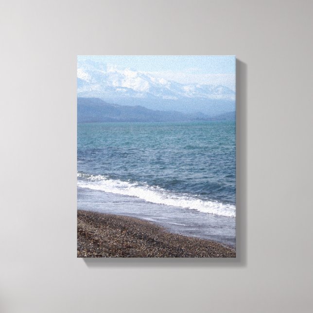 Beach Scene Wrapped Canvas Print (Front)