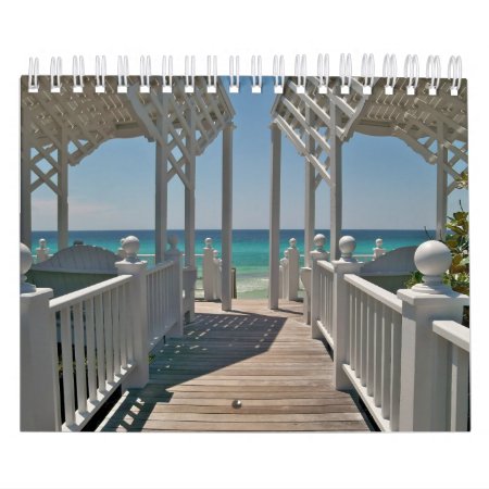 Beach Scenes Of Beautiful Seaside, Florida Calendar