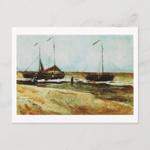 Beach Scheveningen Calm Weather Vincent van Gogh Postcard