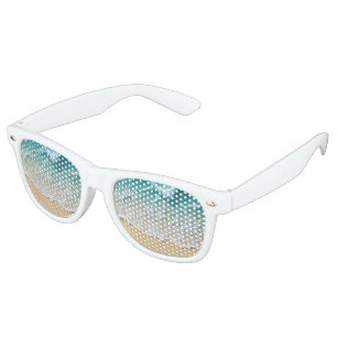 Beach   Sea and Sand   Tropical Beach Vacation Retro Sunglasses