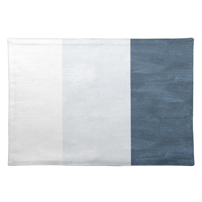 Beach Sea Blue White Placemat (Front)