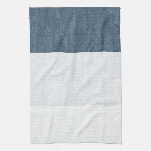 Beach Sea Ocean White Blue Towel (Vertical)