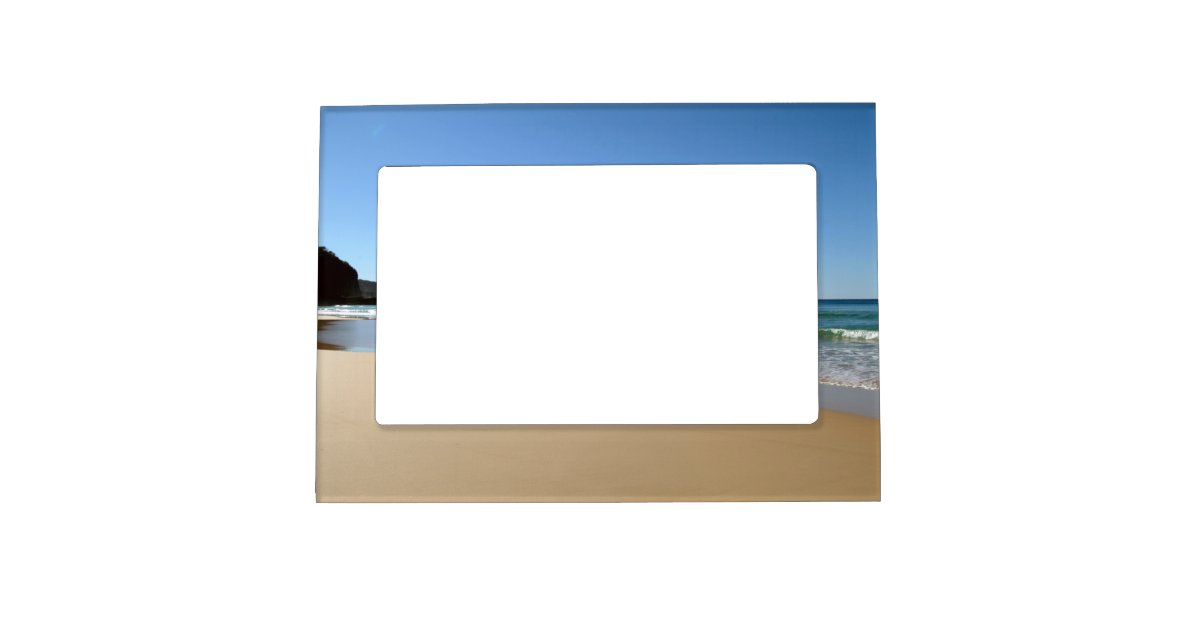 Beach Sea Sand Picture Frame | Zazzle