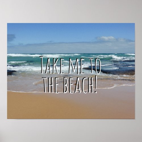 Beach Sea Sand Poster