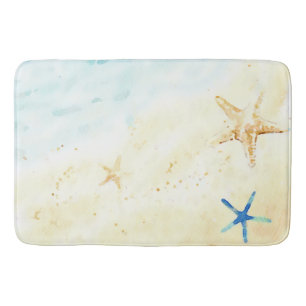 *~* Beach Sea Shore Star fish AR7 Nautical  Bath Mat