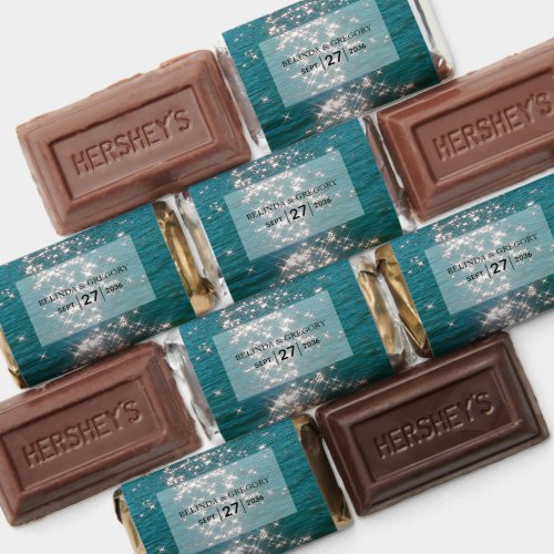 Beach Sea Water Sparkles Wedding   Hersheys Miniatures