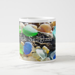 Beach Seaglass Jumbo Large Mugs Sea glass