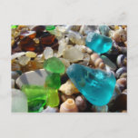 Beach Seaglass Postcards Agate Rocks Shells at Zazzle
