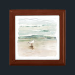Beach Seagull Cove Gift Box<br><div class="desc">Seagull Cove I by Victoria Borges. Features a soft image of a seagull near the beach shore.</div>
