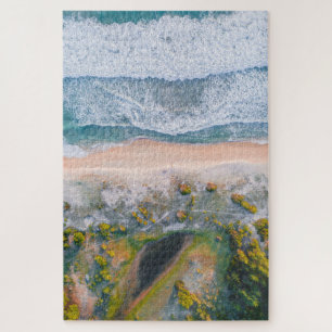 Beach, Seascape Aerial View Jigsaw Puzzle