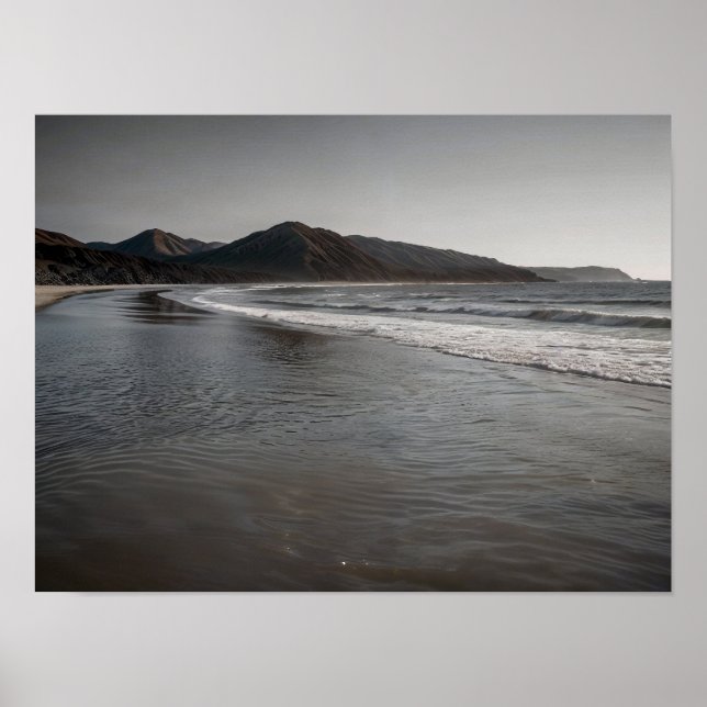 Beach Seascape Ocean Shoreline Photo Poster (Front)
