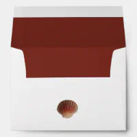 Grapes Greek Island 5x7 Wedding Invitation Envelope, Zazzle