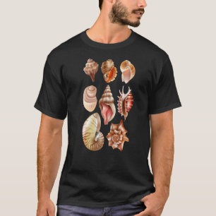 Beach Seashell Collector Shelling Seashells T-Shirt