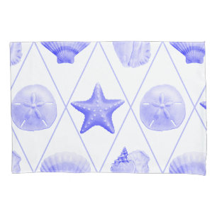 Beach Seashell Pattern Pillow Case