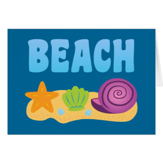 Beach Seashells Cards