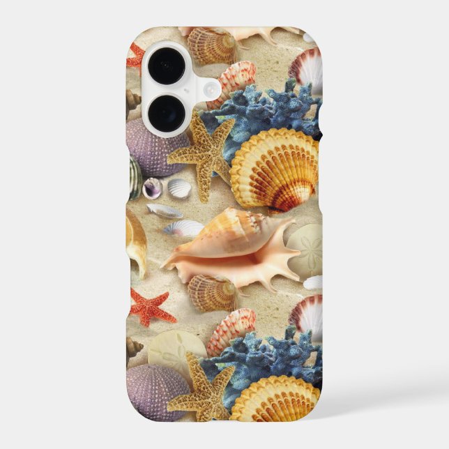 Beach Seashells Iphone Case (Back)