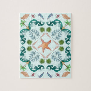 Beach Seashells Sea Life Jigsaw Puzzle