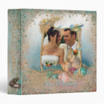 Beach Seashells Wedding Album Your Photo Binder at Zazzle