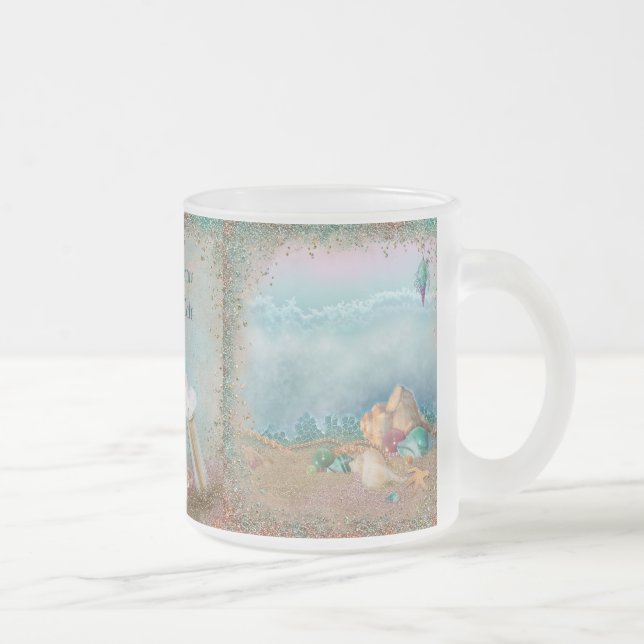 Beach Seashells Wedding Mug (Right)