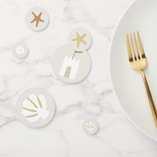 Beach Seaside Theme Seashell Table Confetti