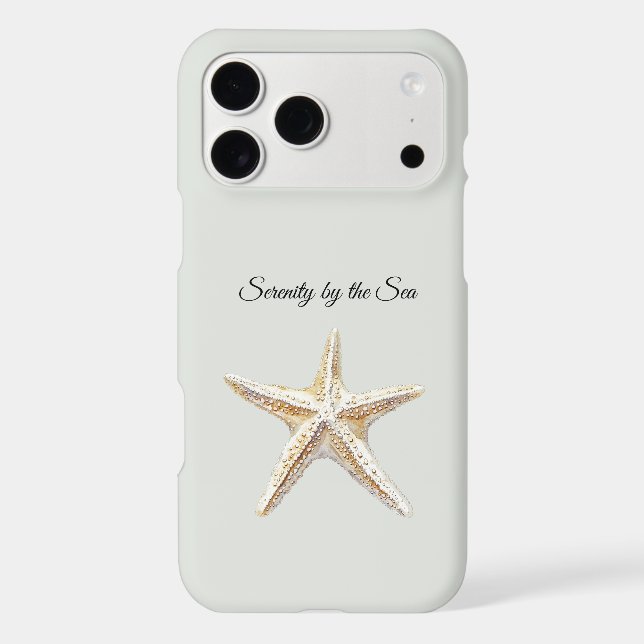 Beach Serenity by the Sea Starfish Case-Mate iPhone Case (Back)