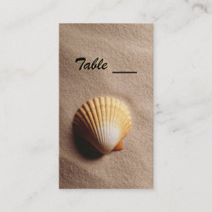 Beach Serenity Table Card