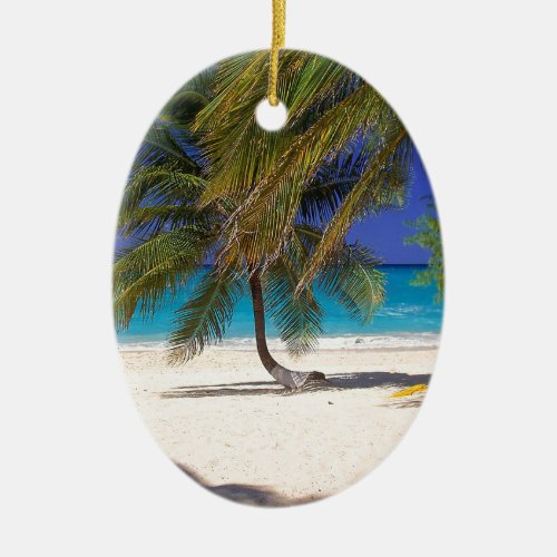 Beach Seven Mile Grand Cayman Ceramic Ornament