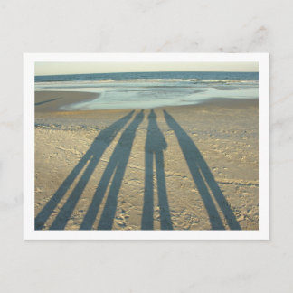 Beach Shadows Postcard