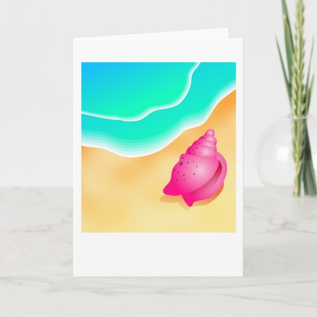 Beach Shell Card (Front)