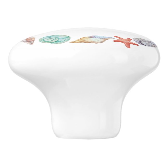 beach dresser knobs Pink Flamingo Paradise Cabinet Knobs – Coastal Beach Drawer Pulls Set #1 (4 knobs) / Standard main image 0