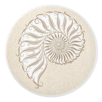 Beach Shell Drawer Knobs by sharonrhea at Zazzle