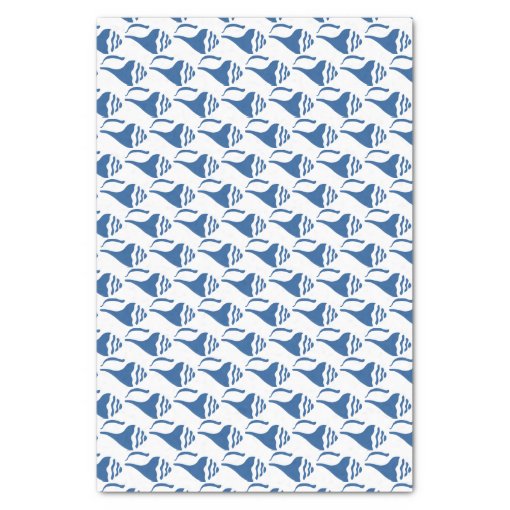 Beach shell pattern tissue paper | Zazzle