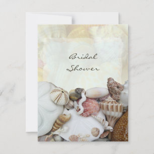 Beach Shells Bridal Shower Invitation