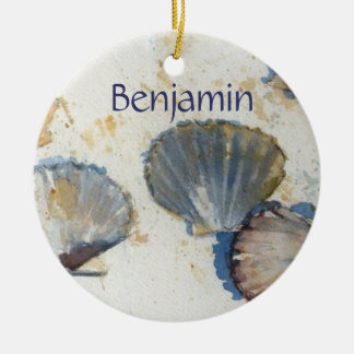 Beach Shells Door Hanger Ceramic Ornament