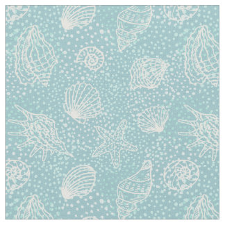 Beach shells fabric