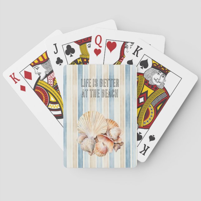 Beach Shells Poker Cards (Back)