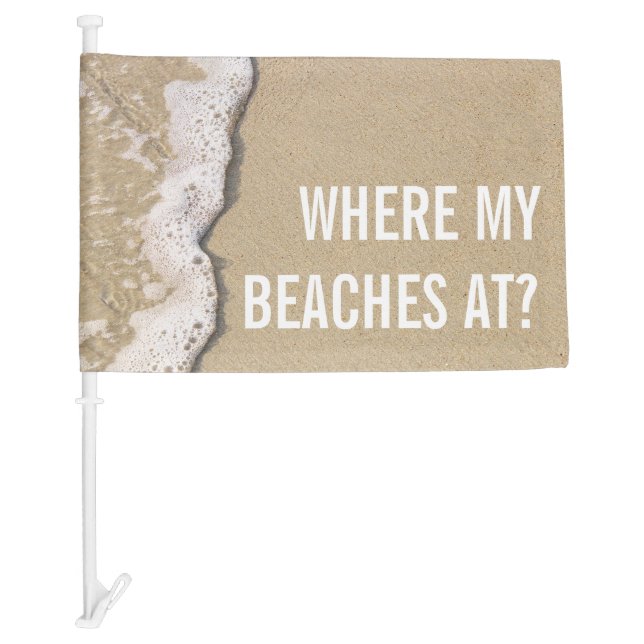 Beach Shore Funny Flag (Front)