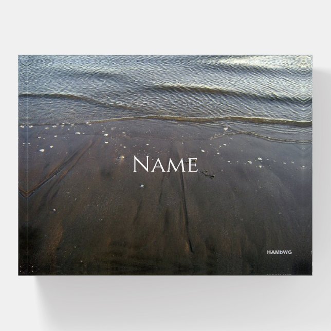 Beach Shore Paper Weight- HAMbyWG Paperweight (Front)