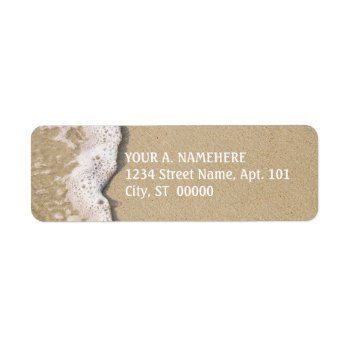 Beach Shore Return Address Labels by CarriesCamera at Zazzle