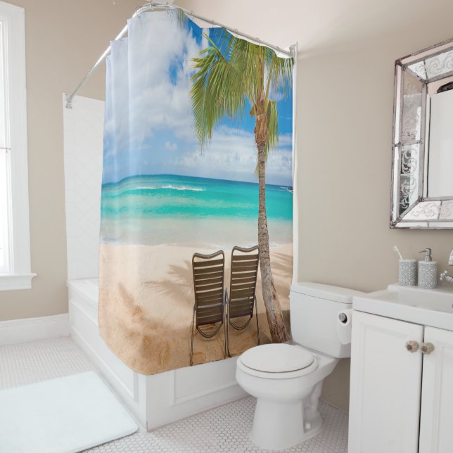 Beach Shower Curtain (In Situ)