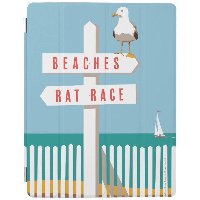 Beach Sign Post iPad Smart Cover (Front)