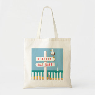 Beach Sign Post Tote Bag
