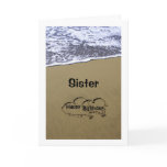 BEACH SIGN SAYS HAPPY BIRTHDAY SISTER CARD BEACH SIGN SAYS HAPPY BIRTHDAY SISTER CARD