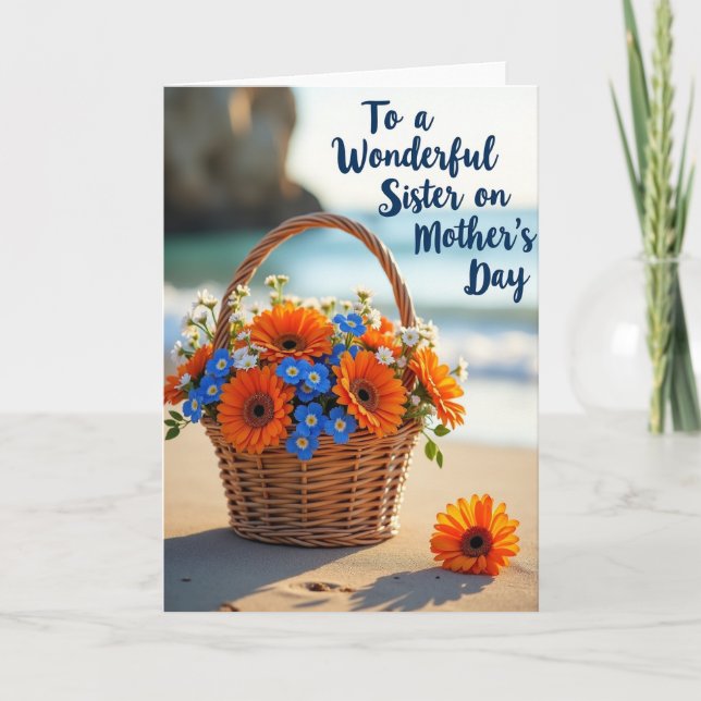 Beach Sisters Mothers Day Card (Front)