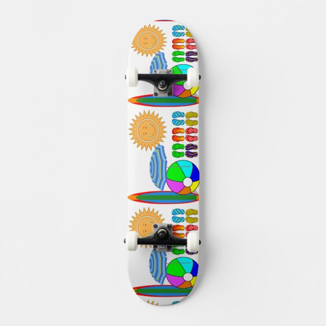 Beach Skateboard Deck (Front)