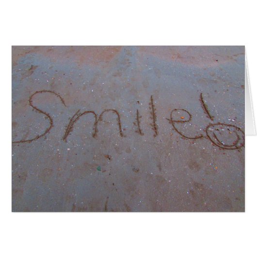 beach smile cards (Front Horizontal)